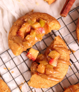 Carmel Apple Snickerdoodle Cookie